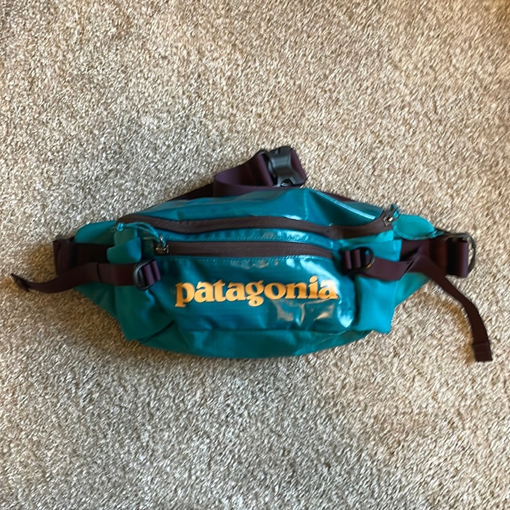 PATAGONIA Sling, Crossbody, Fanny Bag in color Turquoise